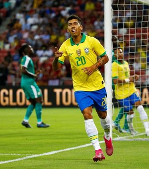 Com gol de Firmino, Brasil fica no empate com Senegal