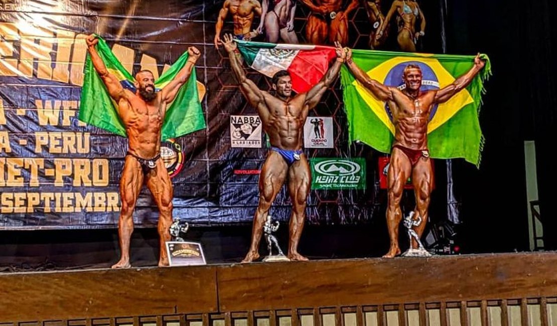 Penedenses ficam no Top 3 em campeonato de fisioculturismo no Peru