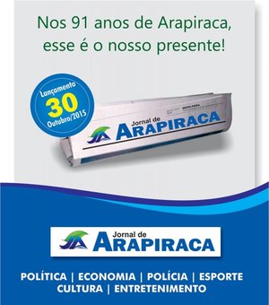Jornal de Arapiraca será lançado nesta sexta-feira