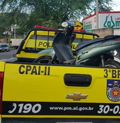 Polícia Militar recupera moto que havia sido furtada em Arapiraca 