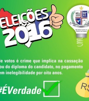MPE lança campanha para conscientizar eleitores sobre regras do processo eleitoral