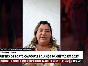 Prefeita Eronita Sposito destaca principais obras de 2023 em Porto Calvo