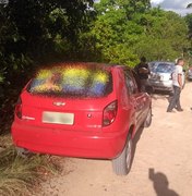 Carro de motorista de aplicativo é recuperado após assalto em Marechal Deodoro