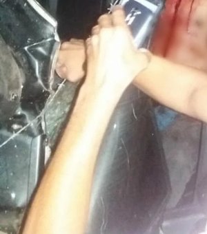 Motorista sofre acidente após colidir com animal na divisa entre Monteirópolis e Jacaré dos Homens
