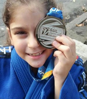 Campeã de Jiu-Jitsu aos 8 anos pede patrocínio para ir a mundial na Califórnia 