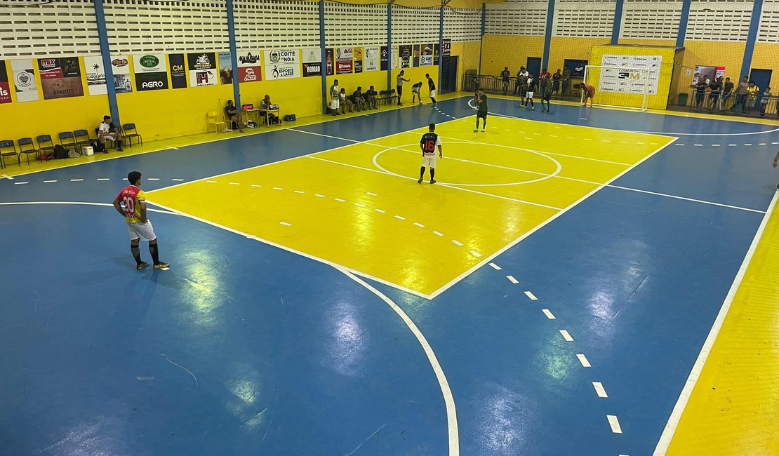 Campeonato de futsal promovido pela prefeitura de Coité do Nóia chega às quartas de fina