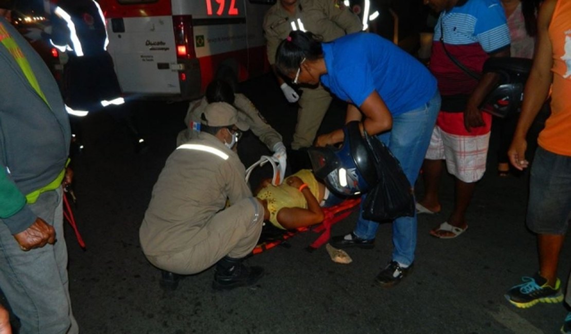 Acidente na Avenida José Alexandre fere duas pessoas