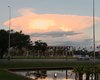 Nave espacial? Congresso? Formato de nuvem em Brasília vira meme