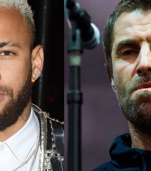 Vocalista dos Oasis insulta Neymar durante jogo de futebol