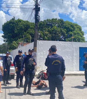 Homem foge de abordagem da Guarda Municipal de Pilar e acaba detido após ser atingido por tiro