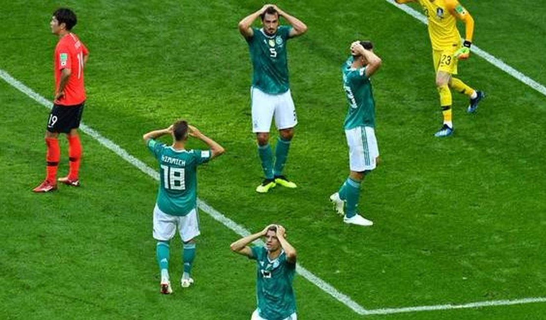 Alemanha assiste a Coreia do Sul jogar e está eliminada da Copa da Rússia