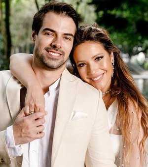 Renata Dominguez e Leandro Gléria se casam em São Paulo