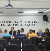 Defensoria Pública recebe representantes dos servidores públicos da prefeitura de Maceió