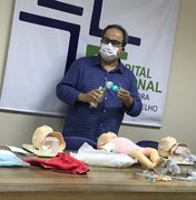 Profissionais de hospital em Arapiraca são treinados para atendimento a casos de coronavírus em Crianças