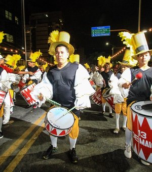 Frevo e escolas de samba marcam início do Carnaval em Maceió