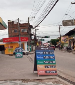 Preço da gasolina sofre ligeira queda em alguns postos de Arapiraca