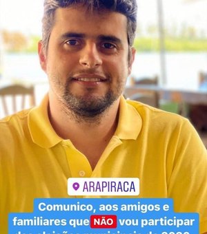 Aliado de Rodrigo Cunha fica impossibilitado de participar das eleições em Arapiraca