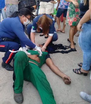Homem é atropelado por ônibus ao tentar atravessar rua, em Arapiraca