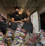 Cantor Willy Vaqueiro presta contas sobre as 5 tonelada de donativos arrecadados em live