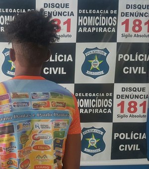 Fugitivo acusado de homicídio é preso em zona rural de Arapiraca