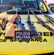 Mais de 1250 armas de fogo foram apreendidas em Alagoas de janeiro a outubro
