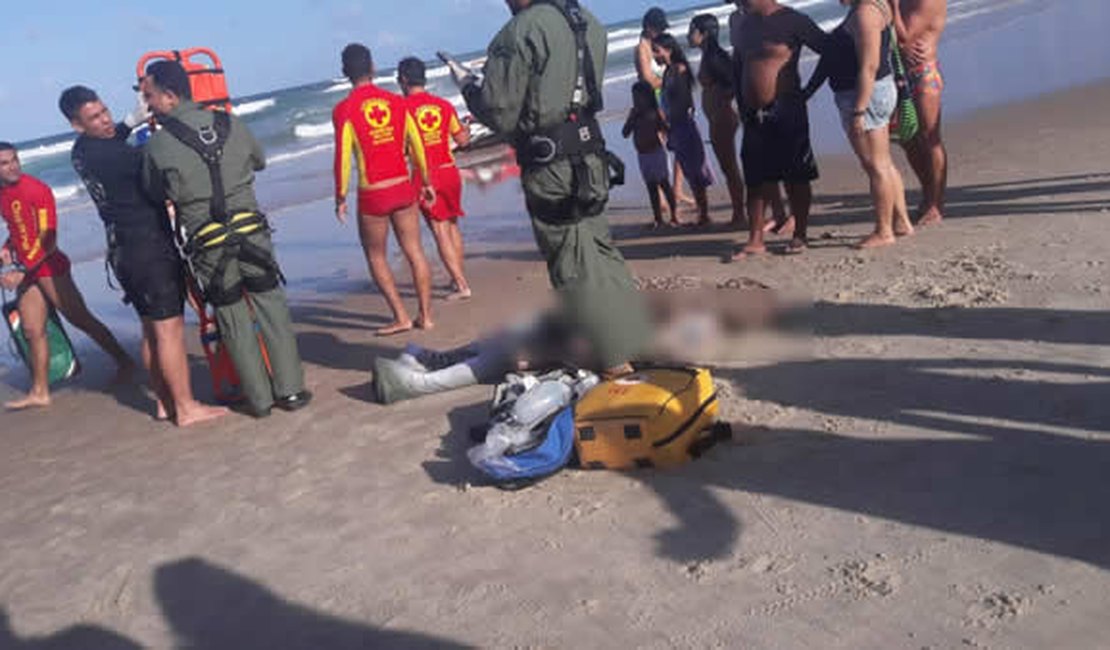Banhista morre afogado na praia do Francês, em Marechal Deodoro 