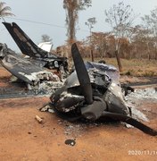 Avião boliviano bate em poste, explode e piloto morre na fronteira de MT