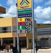Preço da gasolina em Maragogi permanece acima da média cobrada em Maceió