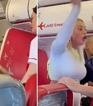Mulher se irrita com bebês, agride tripulação e é expulsa de avião