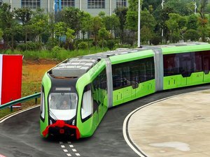 China testa primeiro sistema público de transporte rápido sem motorista