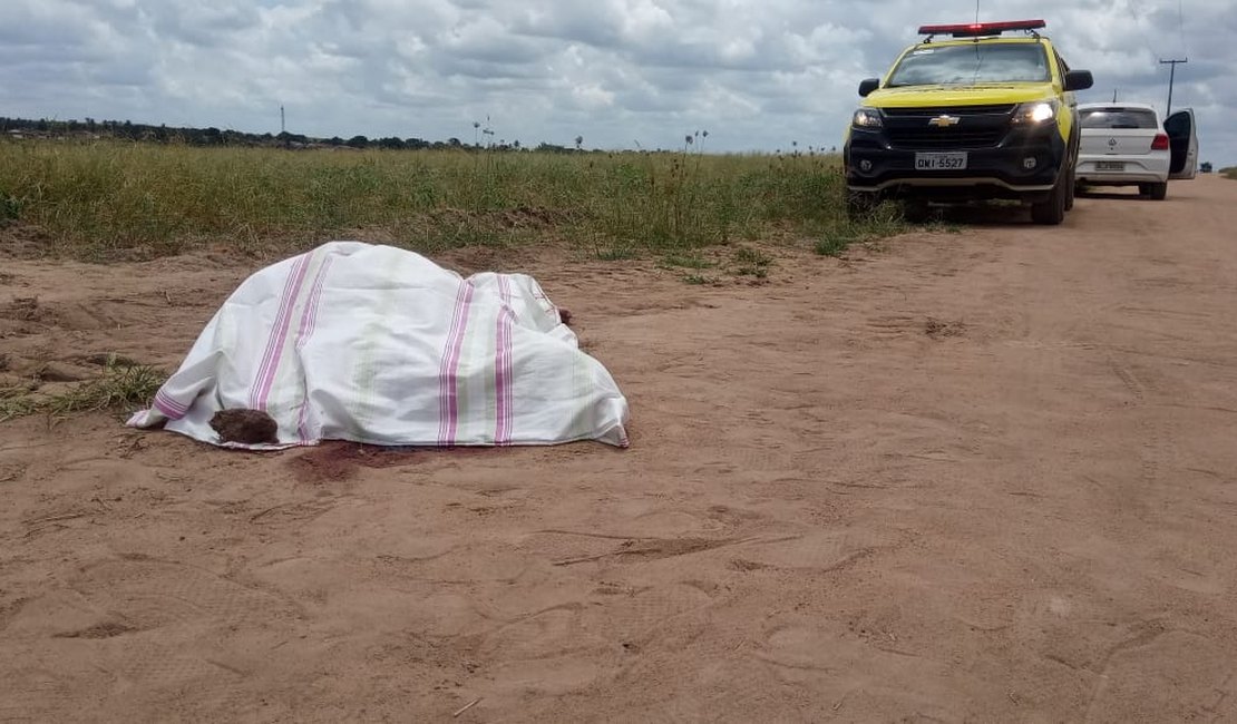 Corpo de jovem com mãos algemadas é encontrado na zona rural de Arapiraca