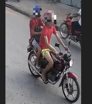 Jovens de motocicleta que estavam praticando assaltos em Craíbas são presos durante ação da Guarda Municipal