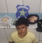 Suspeito em assaltos a bancos em Alagoas é preso com munições de fuzil e dinheiro no Sertão