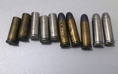 Seis munições foram apreendidas pela Polícia Civil