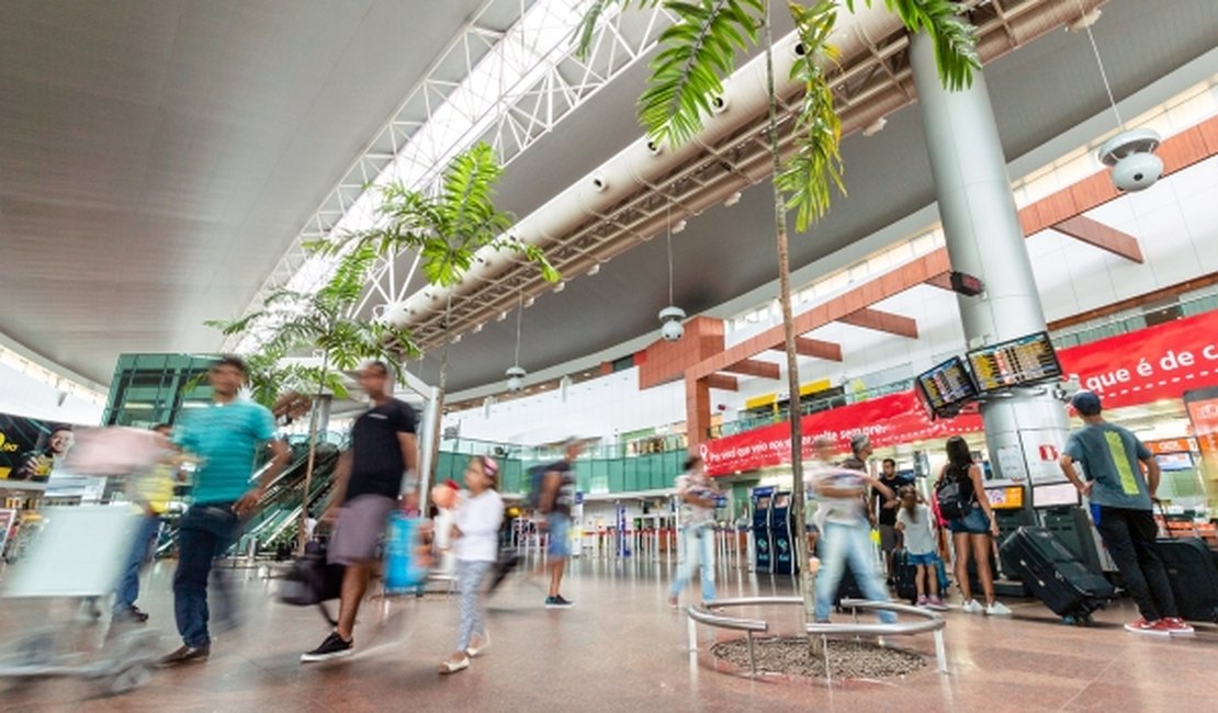 Fluxo de passageiros volta a crescer no Aeroporto Internacional Zumbi dos Palmares