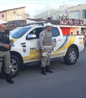 BPRv reforça segurança de carnaval de rua em Marechal Deodoro