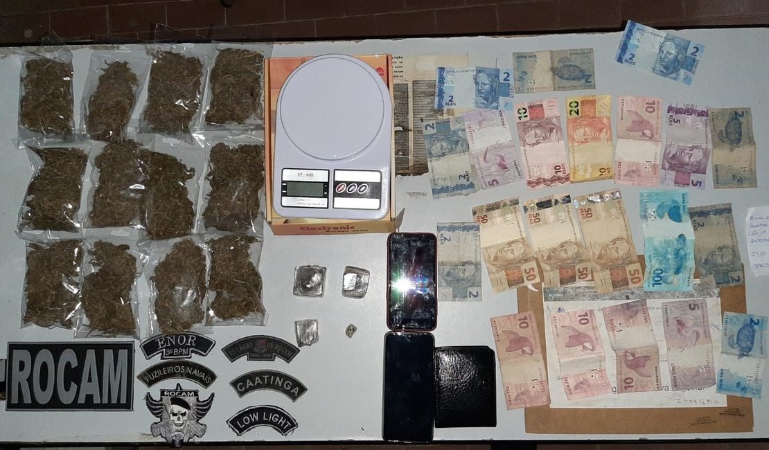 Traficantes simulam entrega de delivery para vender drogas em Arapiraca