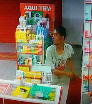 [Vídeo] Homem é flagrado invadindo farmácia no Salvador Lyra 