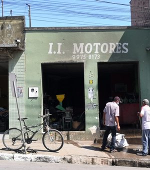 Botijão de gás causa princípio de incêndio em oficina de motores elétricos em Arapiraca