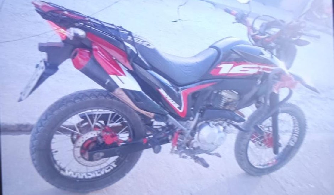 Polícia recupera motocicleta tomada em assalto no conjunto Jarbas Maya em Messias