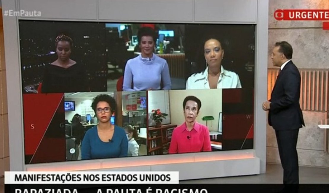Após críticas, GloboNews coloca jornalistas negros para debater racismo