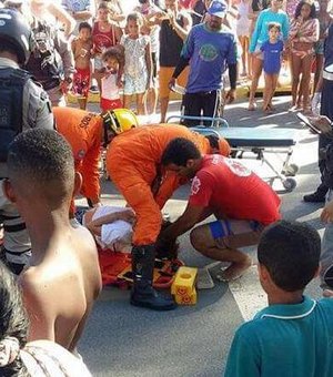 Motociclista acusado de embriaguez invade 'Rua Fechada' e atropela criança 