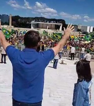 Bolsonaro volta a apoiar ato contra o STF e diz que 'chegou no limite'
