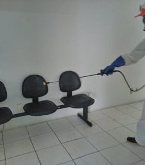 Prefeitura realiza limpeza e desinfecção nos locais de votação em Maceió