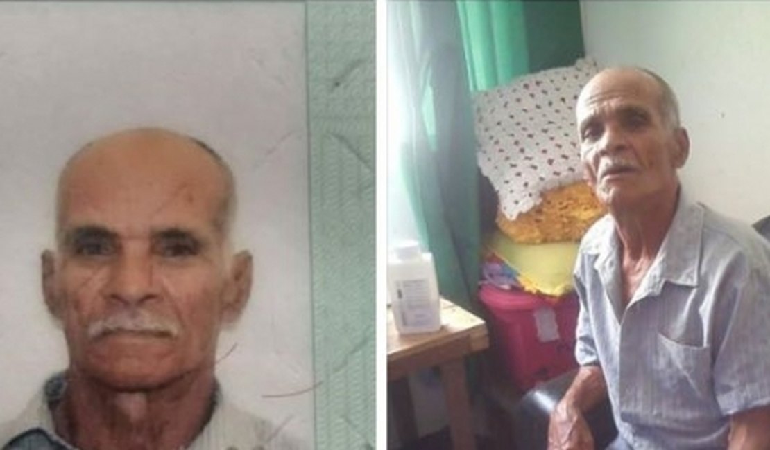 Família busca paradeiro de idoso que está desaparecido em Maceió