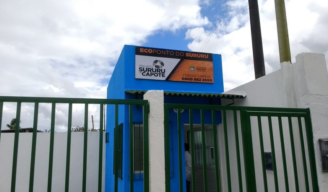 Prefeitura de Maceió instala ecoponto para descarte da casca do sururu