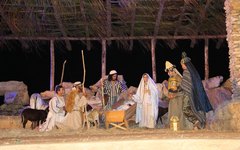 Encenação da Paixão de Cristo na Cidade de Maria, em Craíbas, nesta sexta-feira, 14