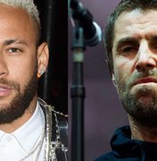 Vocalista dos Oasis insulta Neymar durante jogo de futebol