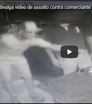 PC divulga vídeo de assalto contra comerciante em Maribondo