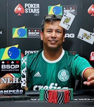 Arapiraquense ganha torneio e continua disputando o maior evento de poker da América Latina